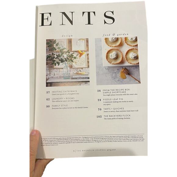 The Magnolia Journal Magazine Issue 6 Spring 2018 Joanna Gaines Fixer‎ Upper - Picture 4 of 4